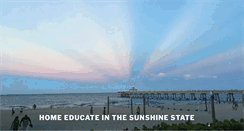 Desktop Screenshot of homeeducateinthesunshinestate.com