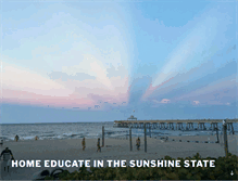 Tablet Screenshot of homeeducateinthesunshinestate.com